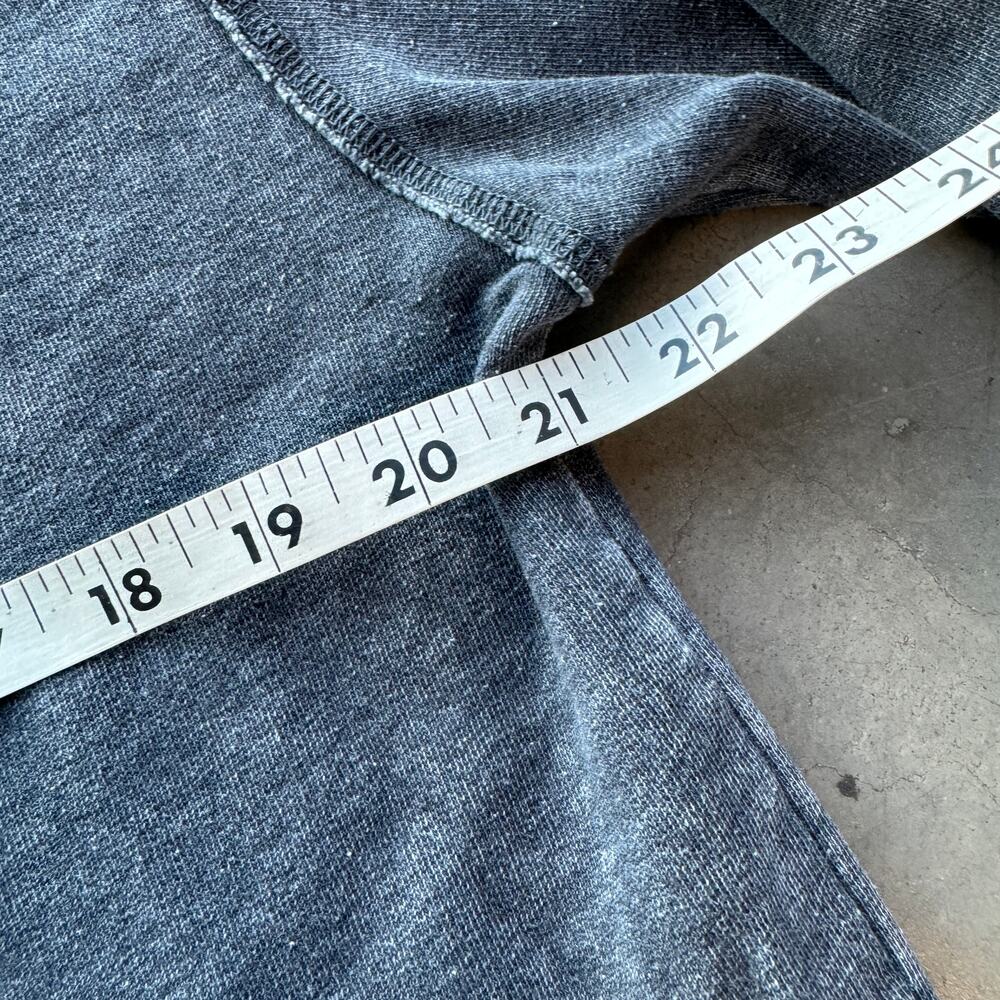 Vintage Y2k Hollister Distressed Grey Slouch Longsleeve Sweater Medium - Picture 4 of 5